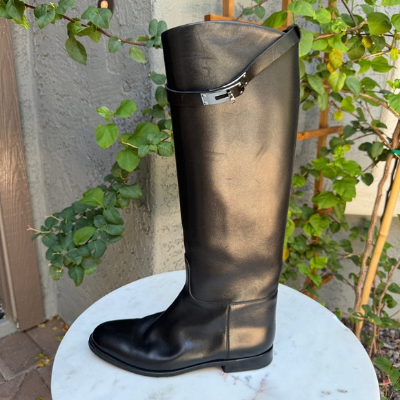 SOLD Hermes Leather Tall Jumping Kelly Riding Boots - Picture 4 of 16